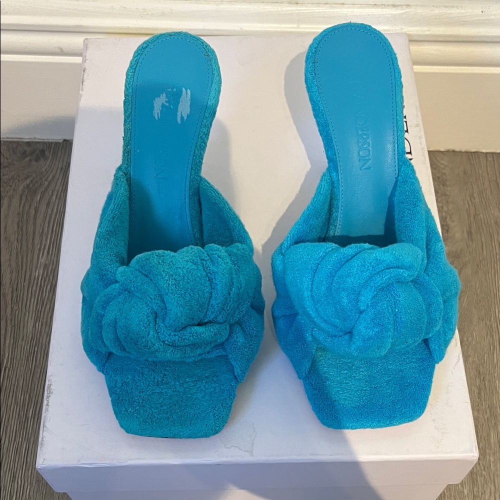 JW ANDERSON Turquoise Mules